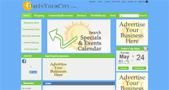 Desktop Screenshot of dayinyourcity.com